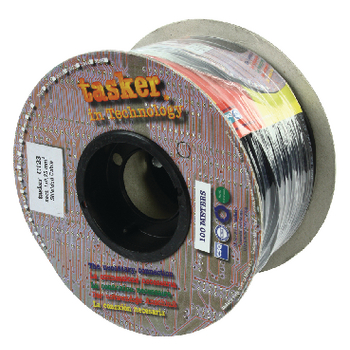 TASR-C123 Microfoonkabel op haspel 0.25 - 100 m zwart Verpakking foto